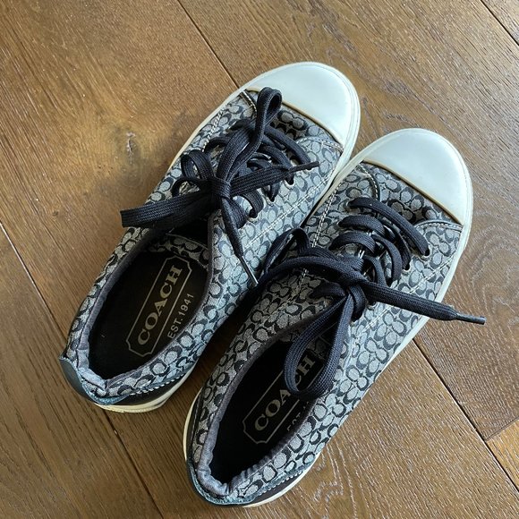 Coach Bobbi Lace Up Sneakers Size US W8 - Picture 2 of 6